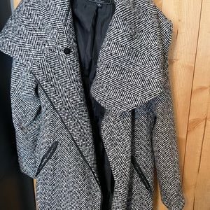 Heavy tweed type jacket